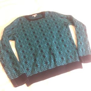 Electric Blue Fall Sweater